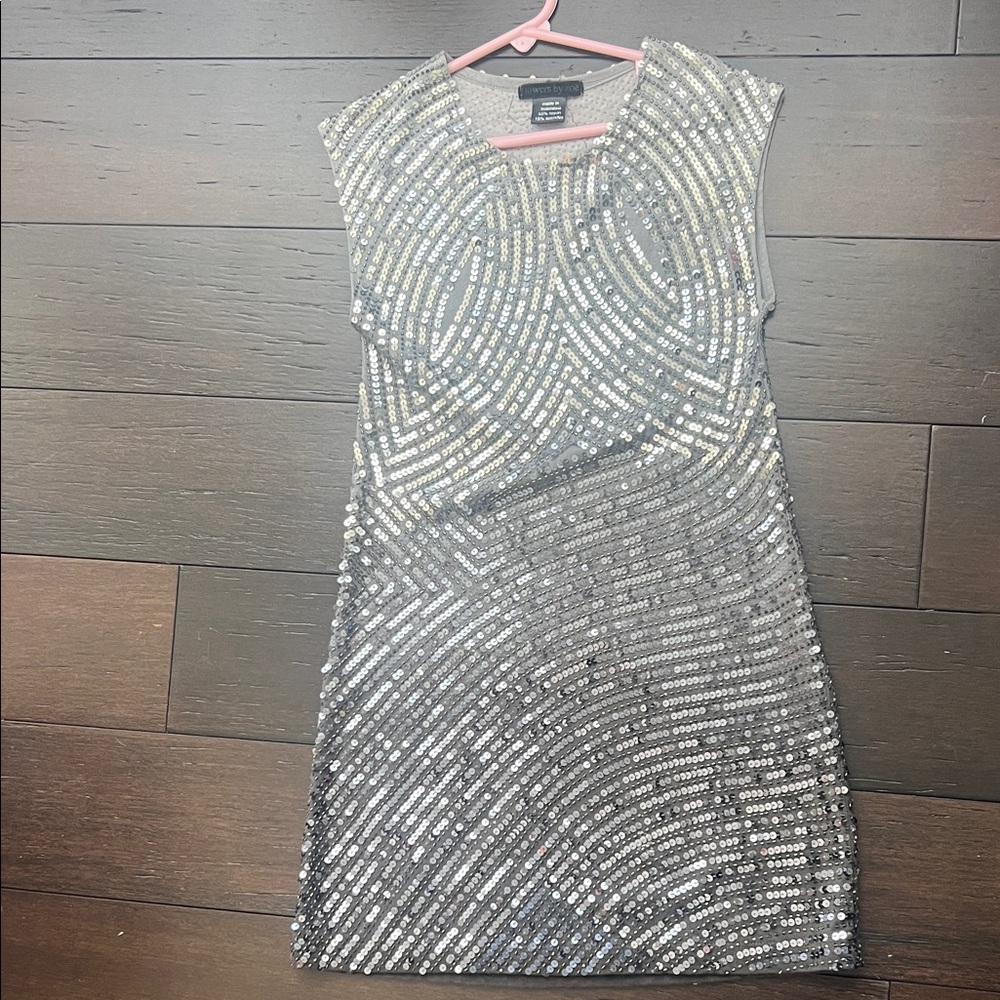 Flowers by Zoe Silver Sequin Mini Dress